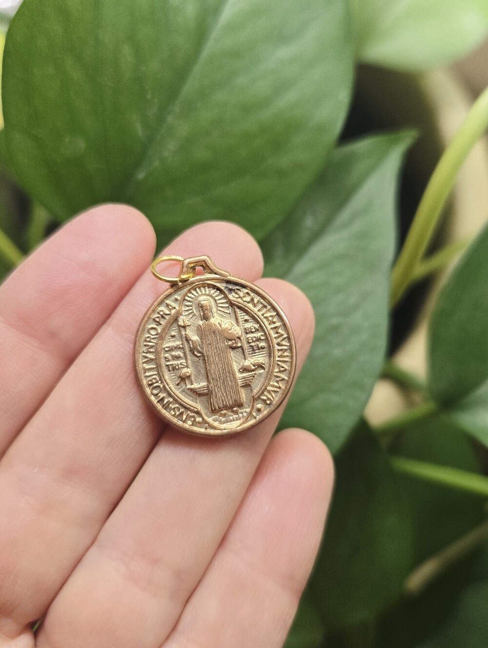Vintage St. Benedict Medal Pendant – Catholic Jewelry